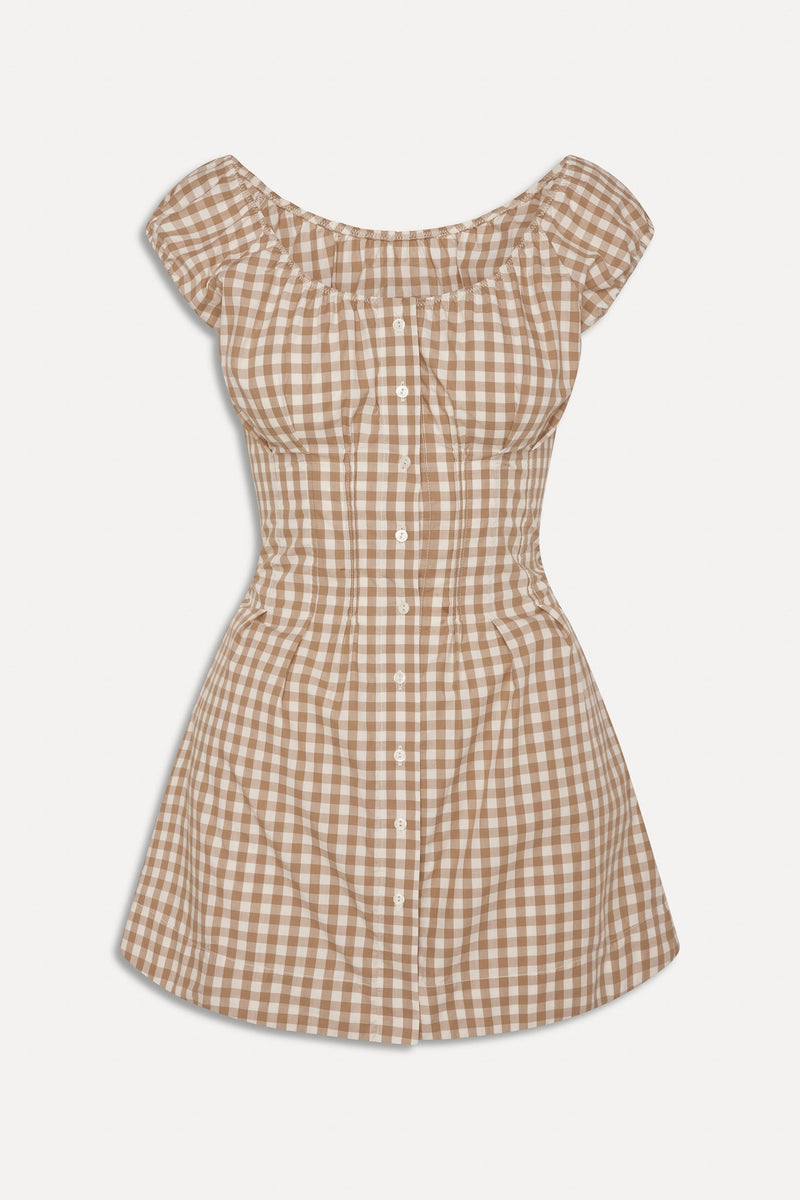 x BELLA HADID Mustang Mini Dress - Rodeo Gingham
